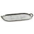 Contemporary Praslin Raw Aluminum Tray with Cane Wrapped Handles, 21" For Sale - Image 3 of 3