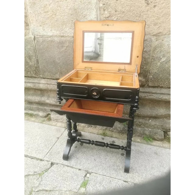 Beautiful French sewing table in Napoleon lll style.