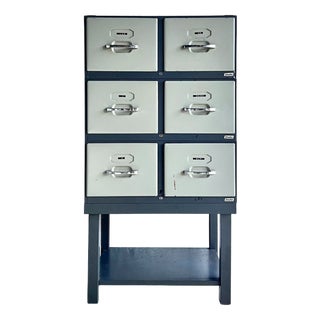 Vintage Archive Cabinet with Drawers from Strafor, 1960s For Sale