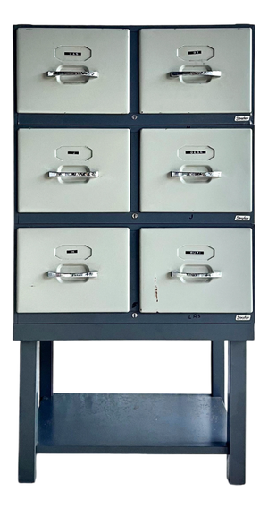 Vintage Archive Cabinet with Drawers from Strafor, 1960s