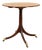 18th Century George III Mahogany Circular Lamp Table, 1790 For Sale
