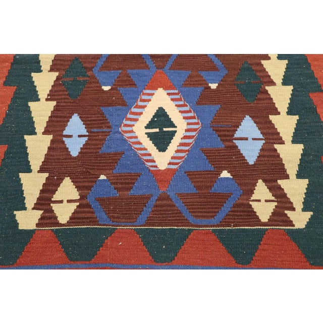 Vintage Persian Shiraz Kilim Rug - 02'11 X 04'01 For Sale - Image 4 of 8