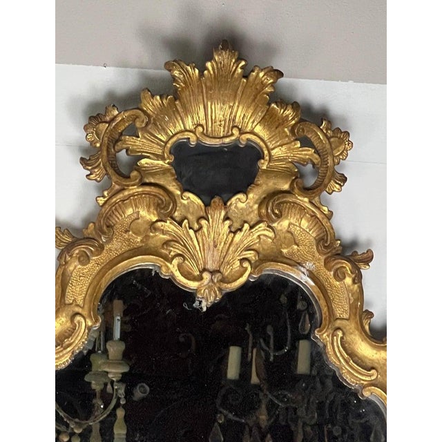 19th Century Italian Carved Giltwood Mirrors For Sale - Image 10 of 14