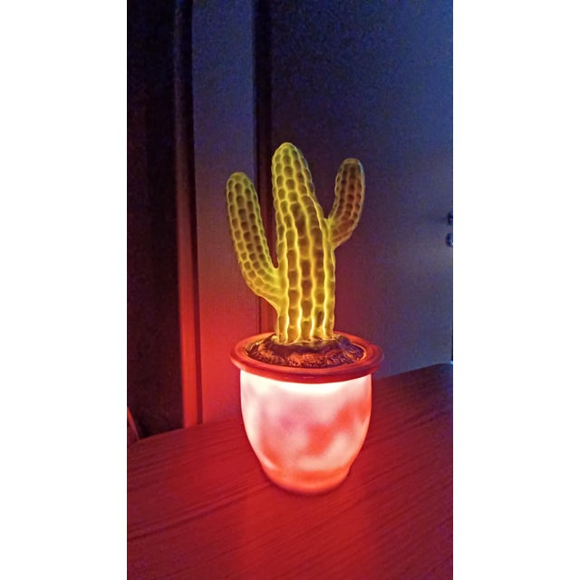Cactus Desk Lamp, 1970s/80s Heico Included --- 2 x E14 light bulbs. This piece has an attribution mark, I am sure that it...