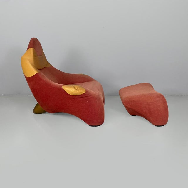 Set of Italian Modern Hal Armchair and Ottoman by Marc Sadler for Cassina, 1990s, Set of 2 For Sale - Image 3 of 18