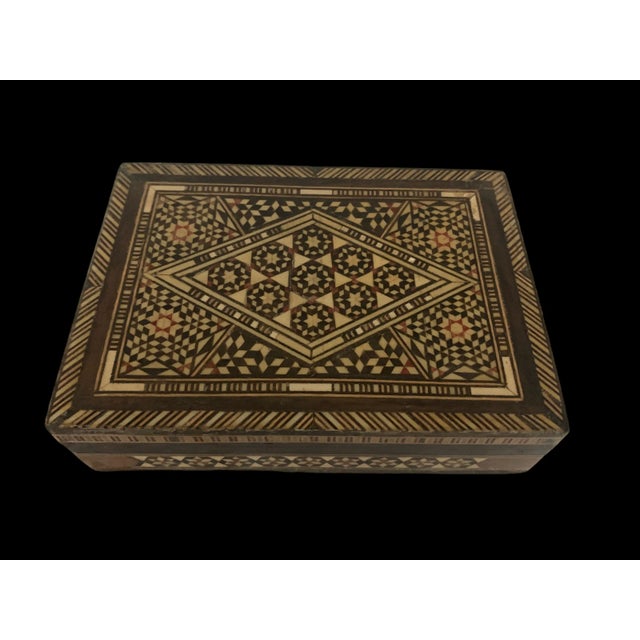 Handmade Inlaid Mosaic Box For Sale - Image 4 of 13