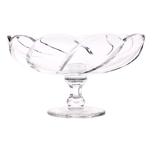 Crystal Pedestal Bowl For Sale