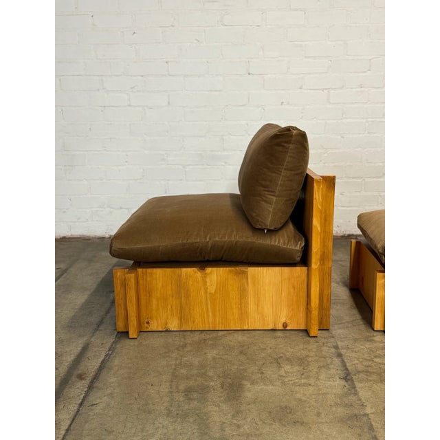 Brown Madura Lounge Chair and Ottoman (Made to Order) For Sale - Image 8 of 12