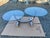 MCM Vintage Post Modern Tubular Steel & Beveled Glass Two Tier Coffee Table For Sale In Sacramento - Image 6 of 12