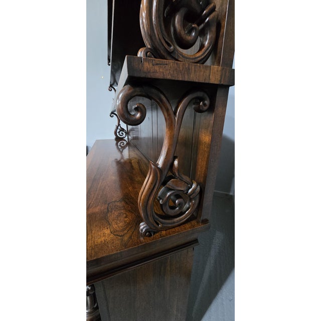 Large William IIII Waterfall Open Bookcase, 1810s For Sale - Image 14 of 17