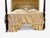 Wood George Iii, Mahogany, Gilt-Wood, Silk, Canopy Bed, England C. 1880s For Sale - Image 7 of 18