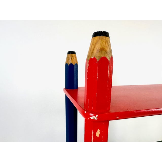 Pencil Shelf by Pierre Sala, 1980s For Sale - Image 15 of 18