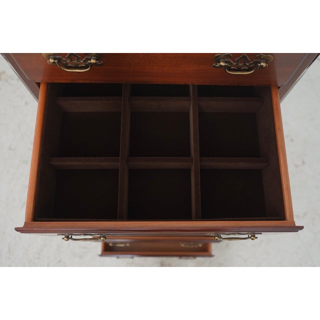 Ethan Allen Ethan Allen Georgian Court Cherry Lingerie Chest For Sale - Image 4 of 15