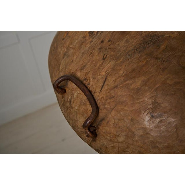 Large Northern Swedish Wooden Bowl in Birch Root, Mid-1700s For Sale - Image 9 of 11