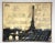 Black Lee Reynolds Original Oil on Canvas Mid Century Modern Eiffel Tower Painting For Sale - Image 8 of 8