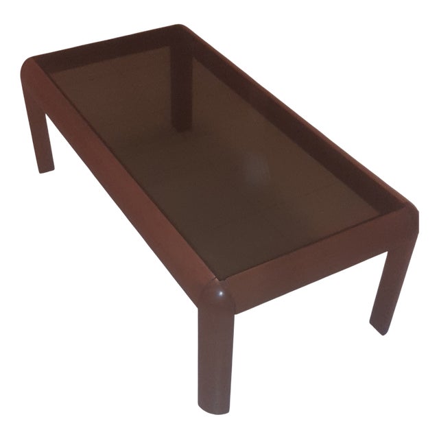 Vintage Coffee Table in Walnut, 1990s For Sale