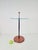 Metal Postmodern Side Table with Ball Handle and Glass Top, 1980s For Sale - Image 7 of 8