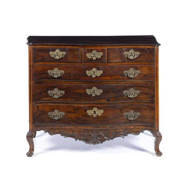 King Joseph Chest of Drawers in Wood, 18th Century For Sale - Image 6 of 6