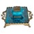 Gilded Bronze and Turquoise Enameled Earthenware Inkstand by Theodore Deck For Sale - Image 10 of 10
