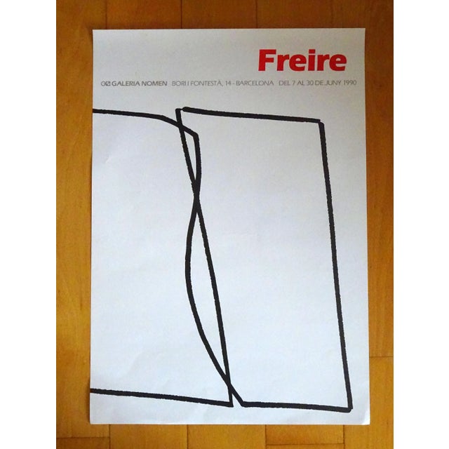 1970s Barcelona Freire Exhibition Poster, 1970s For Sale - Image 5 of 6