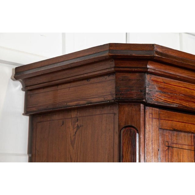 19th Century English Pine Christopher Wardrobe For Sale - Image 13 of 18