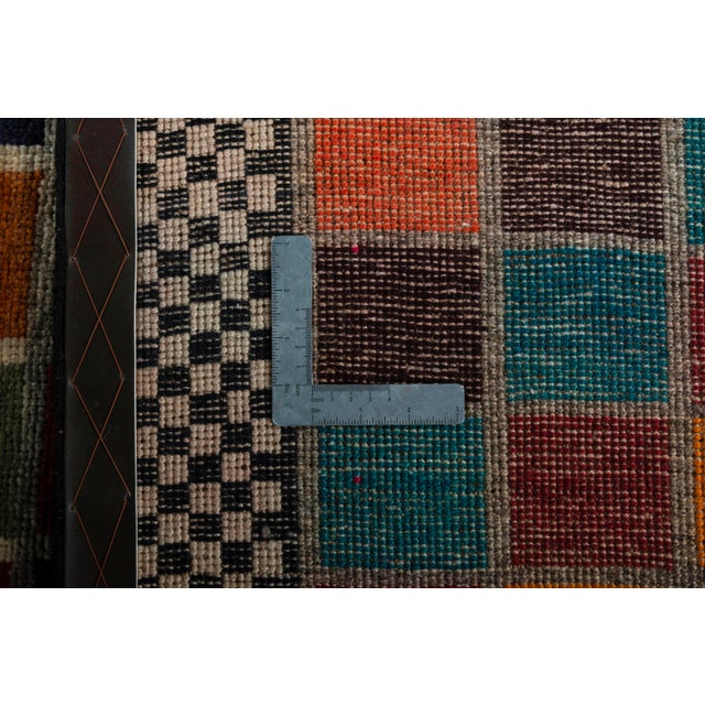 Hand-Knotted Gabbeh Rug For Sale - Image 9 of 10