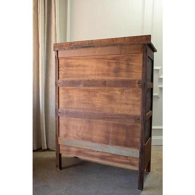 Brown 19th Century American Pie Safe With Pierced Tin Panels For Sale - Image 8 of 15