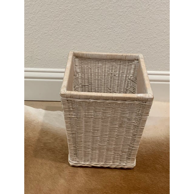 Vintage Wicker Planter For Sale - Image 4 of 4