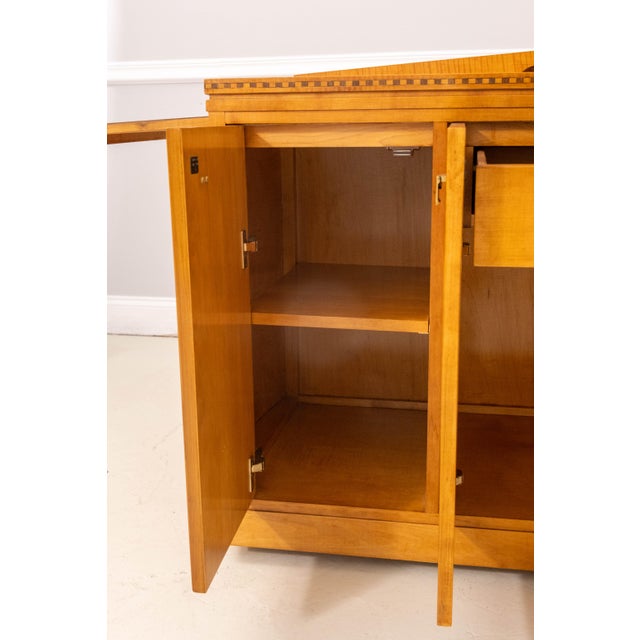 1980s Hickory White Co. Biedermeier Style Genesis Server For Sale - Image 5 of 18