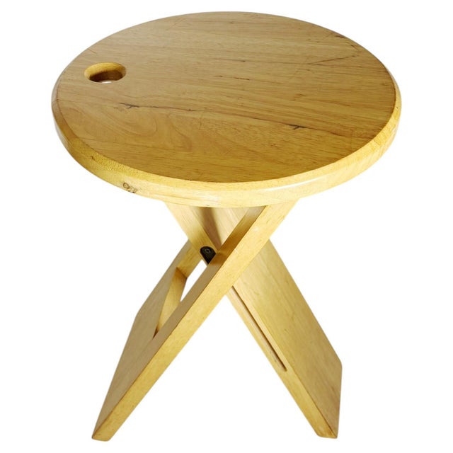 Wooden Stool from Roger Tallon, France, 1970 For Sale - Image 18 of 18