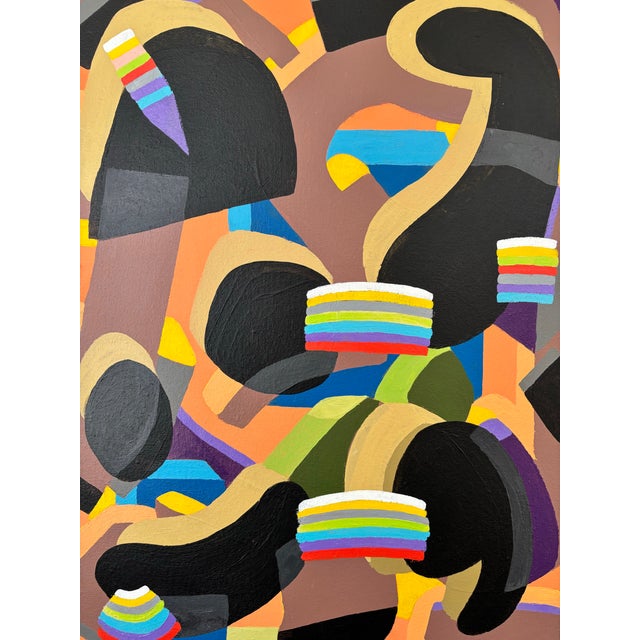 David Mac Innes Light•Color• Pattern 2003 #68 Painting on Canvas Signed Original. The painting is signed, dated, titled,...
