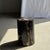 Side Table in Black Petrified Wood with Beige Star Pattern For Sale - Image 5 of 18