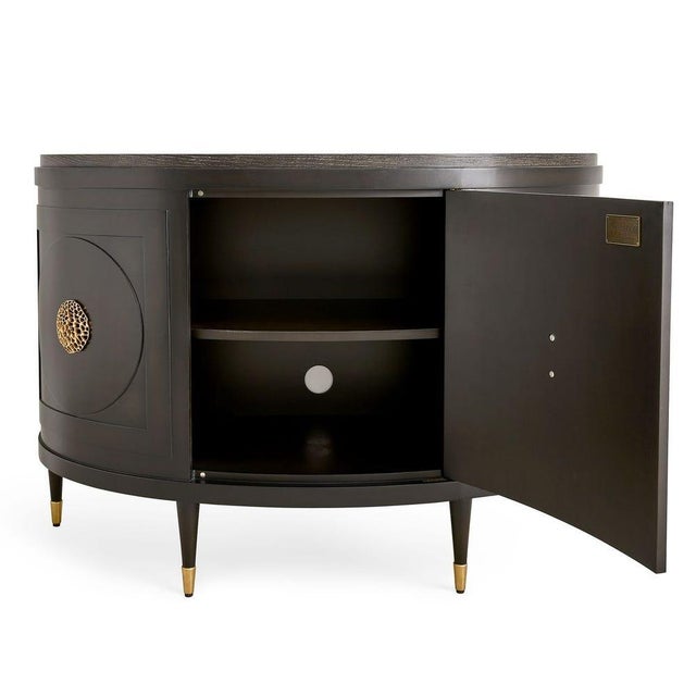 Newly Made Paris 48 Inch Console Cabinet - Espresso For Sale - Image 4 of 10