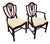 Late 20th Century Vintage Sheraton Style Solid Mahogany Dining Chairs - Set of 6 For Sale - Image 5 of 10