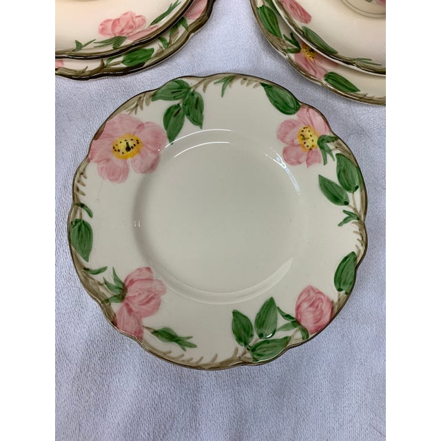 Franciscan China Vintage Franciscan Desert Rose Tea Cups and Matching Saucers and Plates - 15 PCS For Sale - Image 4 of 6