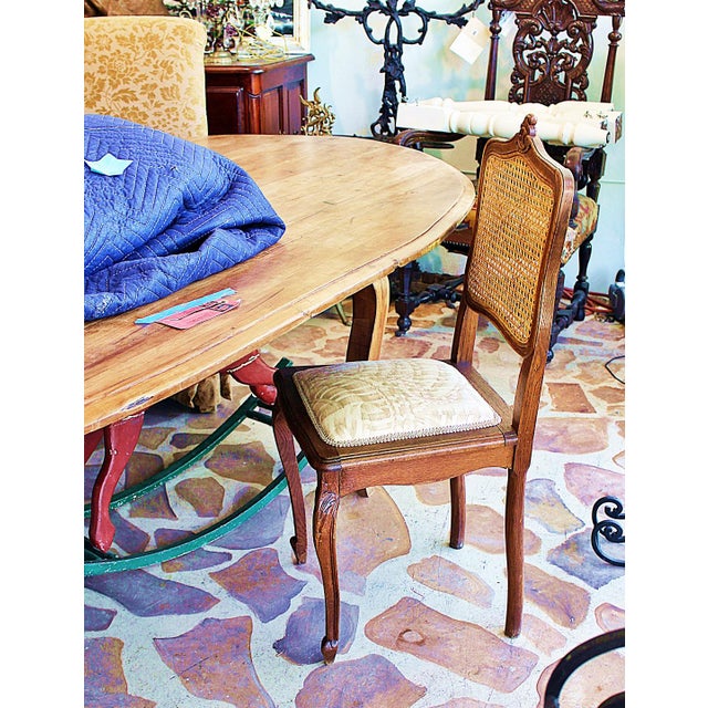 Belgian Carved Oak Dining Chairs Set of 6 Chairish