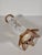Moser Opalescent Gilt Bud Vase with Applied Rigaree For Sale - Image 10 of 10