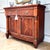 Wood Vintage Mahogany Bow Front Cabinet | Sideboard | Statement Entryway Cabinet For Sale - Image 7 of 11
