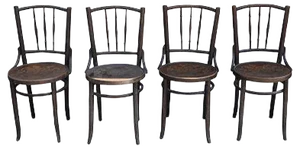 Dining Chairs from Thonet, 1930s, Set of 4