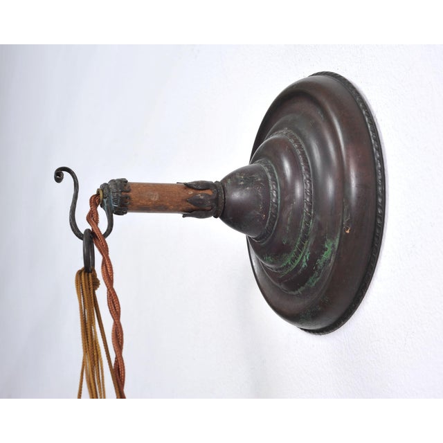 Beige Pair of Fortuny Silk Cesendello Wall Sconces by Venetia Studium For Sale - Image 8 of 18