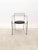 Silver Moon Chair in Chrome and Skai by Pascal Mourgue for Fermob, France, 1980s, in Very Good conditions. Designed 1980...