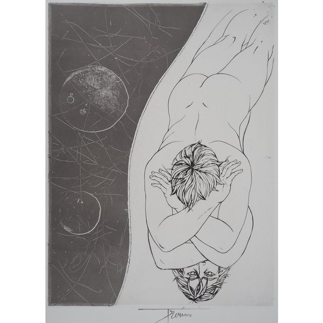 Pierre-Yves Trémois, The Dreamer, Etching For Sale - Image 7 of 7