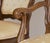 Textile Set of 12 Karges Louis XV Carved Dining Chairs in Napoleonic Bee Silk, 1960's For Sale - Image 7 of 14