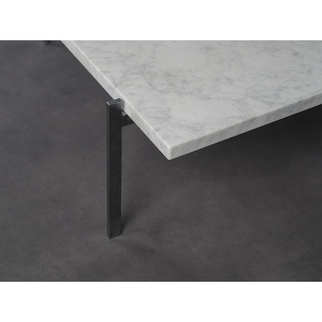 Stone Rolled Marble Coffee Table by Poul Kjaerholm for Fritz Hansen, Denmark, 1990s For Sale - Image 7 of 11