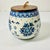 Late 20th C Boho Chic Scandinavian Gustavian Style Ceramic Jar Vase With Wood Lid. For Sale - Image 6 of 11