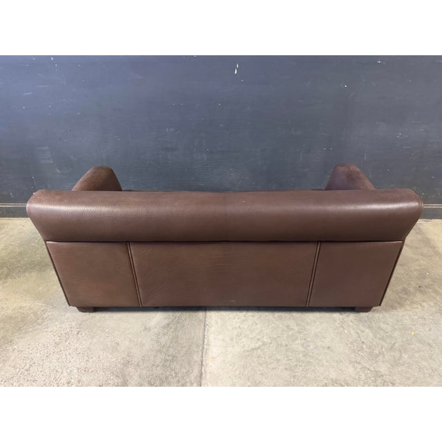 Animal Skin Vintage De Sede Ds-97 Buffalo Leather 3 Seater Sofa For Sale - Image 7 of 8
