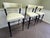 Metal Milling Road Originals Vere Leather Counter Stool by Baker Furniture- Set of 3 For Sale - Image 7 of 12