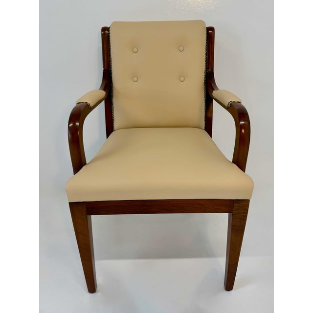 1950s Vintage Italian Neoclassical Dining Chairs, 1950s, Set of 12 For Sale - Image 5 of 14
