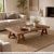 Step into a room anchored by a story. Our Reclaimed Teak Wood Coffee Table is more than just a place to rest your morning...