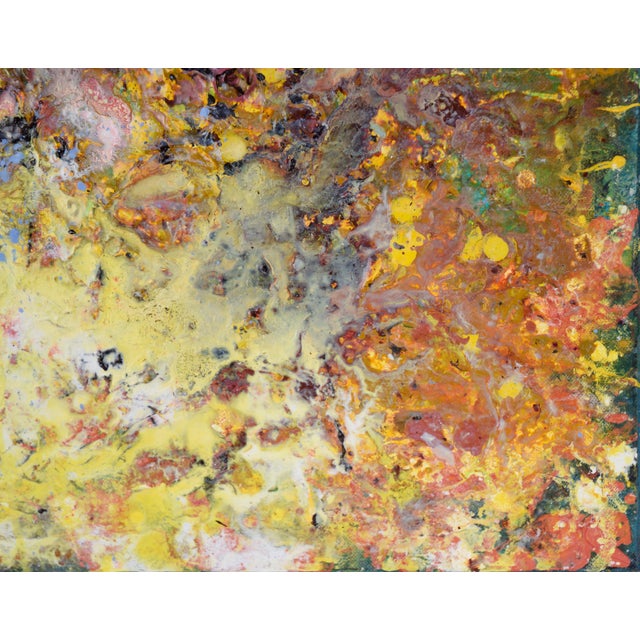 "Foundation" - Abstract Expressionist Assemblage in Acrylic on Canvas by Charles David Francis For Sale - Image 9 of 9